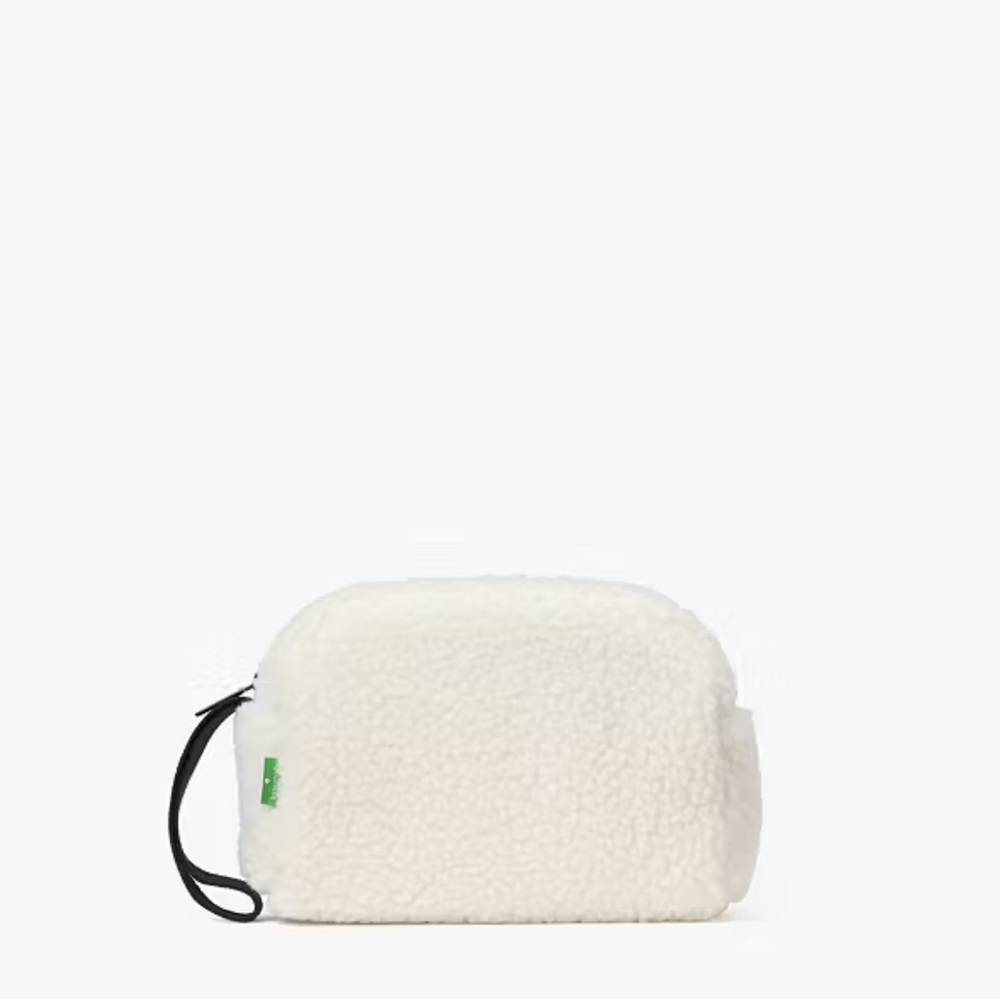 Kate Spade Faux Sherpa Pouch